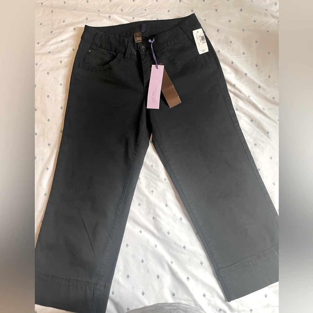 NWT Jag Lucy rise lower rise classic fit black stretchy jeans size 8